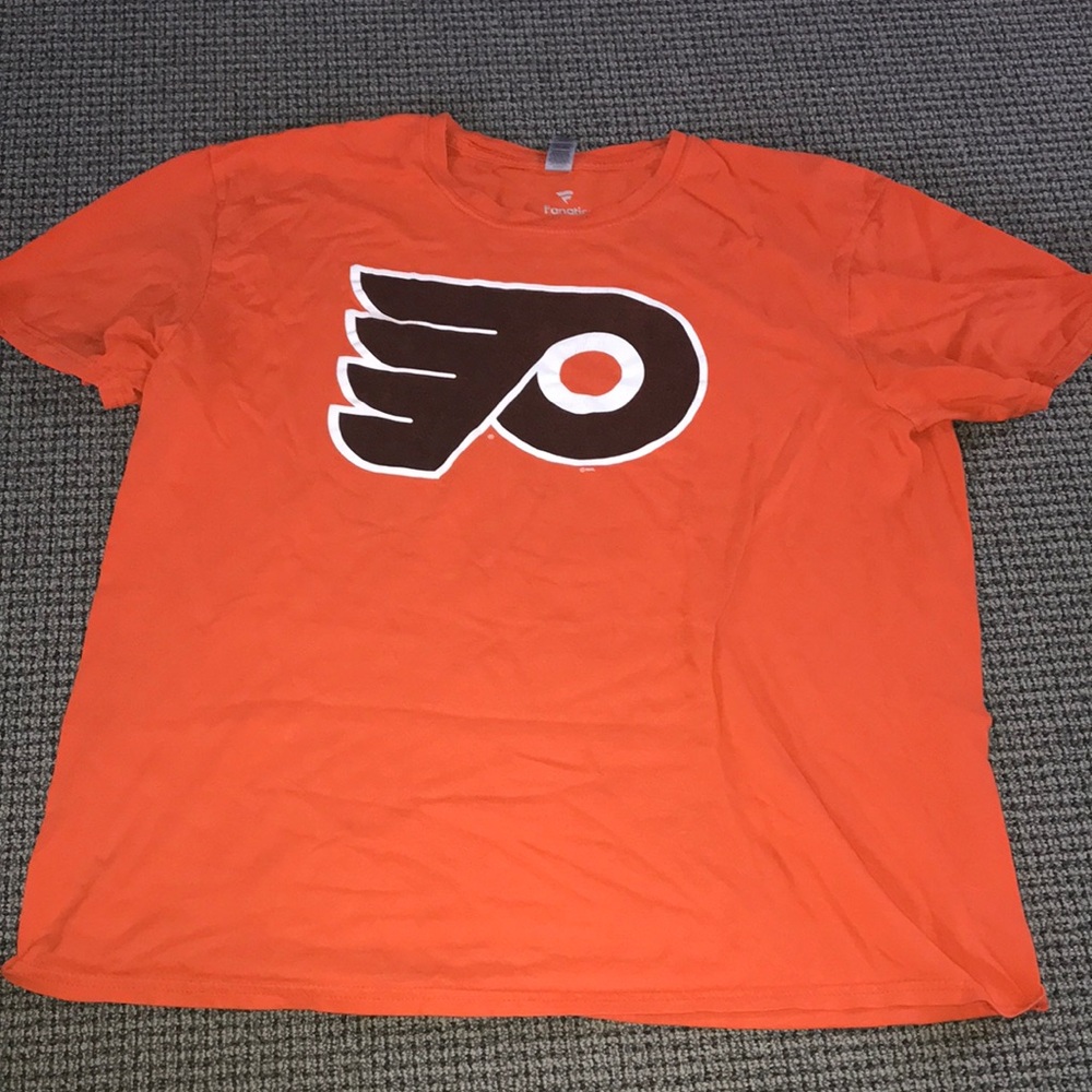 Fanatics Orange Philadelphia Flyers Logo Tee xl